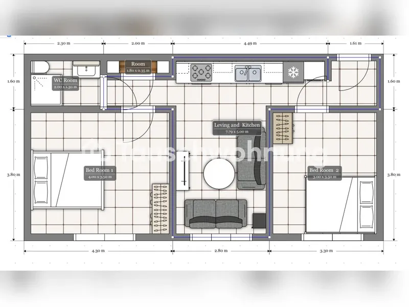 Tauschwohnung: 2,5-Zimmer-Wohnung in Berlin-Treptow-Köpenick — photo 1